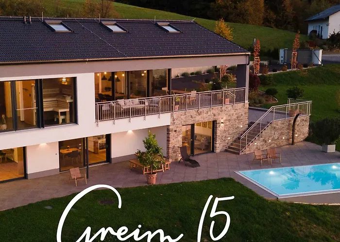 Greim15 --- Mit Fernsicht Und Pool 50m2 Apartmán *